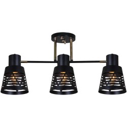 Люстра Reluce 06074-3.3-03 BK+FG Люстра Reluce 06074-3.3-03 BK+FG