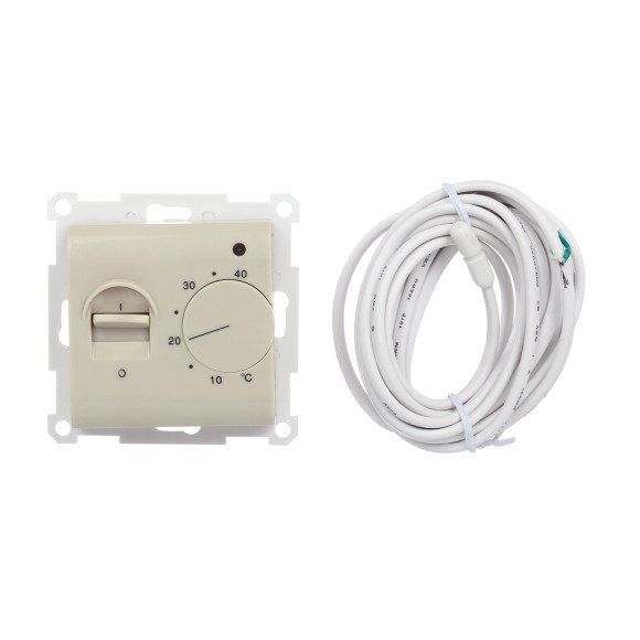 Терморегулятор LK Studio теплого пола в комплекте с сенсором (бежевый), LK60, LK80 867601-1 Терморегулятор LK Studio теплого пола в комплекте с сенсором (бежевый), LK60, LK80 867601-1