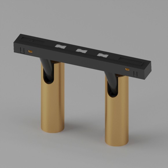 Трековый светодиодный светильник Elektrostandard (Умный дом) Slim Magnetic Dim Dual 85056/01 латунь a063527 Трековый светодиодный светильник Elektrostandard (Умный дом) Slim Magnetic Dim Dual 85056/01 латунь a063527