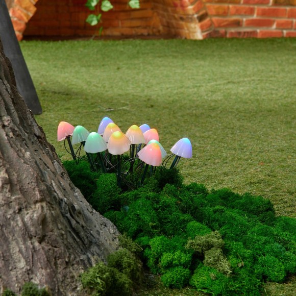 Светильник на солнечных батареях Uniel USL-S-830/PM020 Multicolor Mushrooms Set12 UL-00011676 Светильник на солнечных батареях Uniel USL-S-830/PM020 Multicolor Mushrooms Set12 UL-00011676