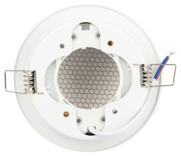 Светильник встраиваемый ЭРА KL111 WH/BK под лампу GX53 белый/черный матовый Б0061537