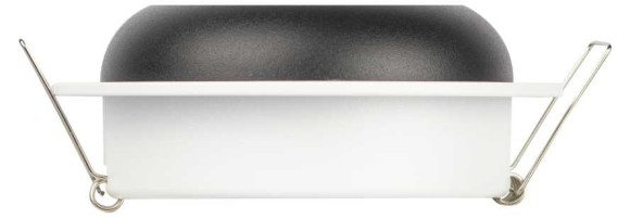 Светильник встраиваемый ЭРА KL111 WH/BK под лампу GX53 белый/черный матовый Б0061537