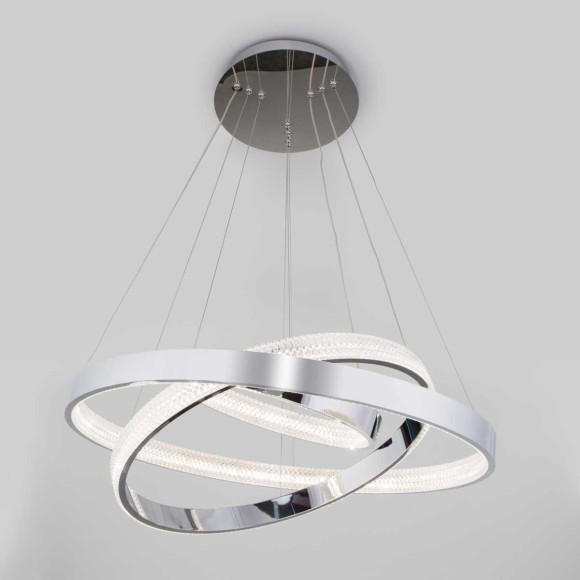 Подвесной светодиодный светильник Eurosvet Posh 90176/3 хром Подвесной светодиодный светильник Eurosvet Posh 90176/3 хром