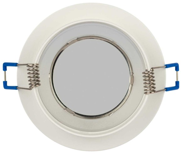 Светильник встраиваемый декоративный ЭРА DK107 WH под лампу MR16 GU5.3 белый Б0058396