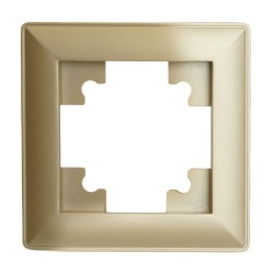 Рамка 1-постовая Stekker Катрин золото PFR00-7001-08 49606 Рамка 1-постовая Stekker Катрин золото PFR00-7001-08 49606