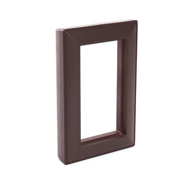 Рамка 2-местная (без перемычки), пластик, Stekker, PFR00-7012-04 Катрин, шоколад 50047