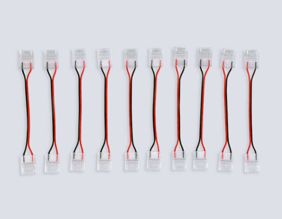 Соединитель гибкий двухсторонний AMBRELLA LIGHT ILLUMINATION COB 12/24V для лент 12mm (2 конт.) (10шт. в комплекте) GS7898