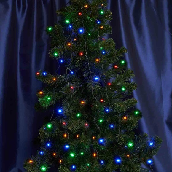 Светодиодная гирлянда Feron 15 веток 230V разноцветная с мерцанием CL93 32953