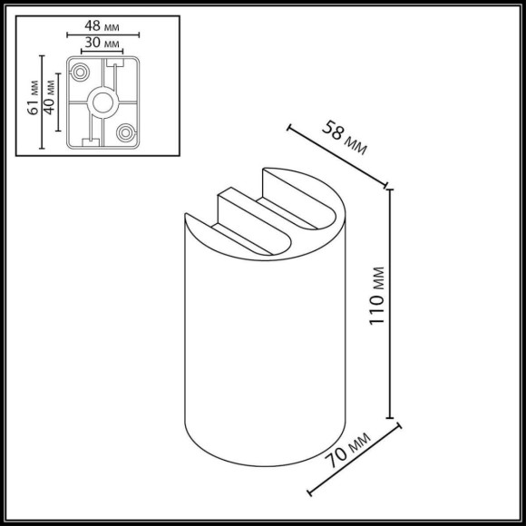Настенный светильник Odeon Light NATURE 7125/4WL Настенный светильник Odeon Light NATURE 7125/4WL