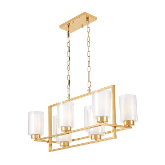 Подвесная люстра Lumina Deco Lino LDP 1239-8 F.GD Подвесная люстра Lumina Deco Lino LDP 1239-8 F.GD