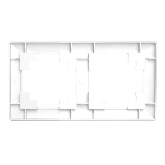 Рамка 2-постовая Stekker Катрин серебро PFR00-7002-03 39798