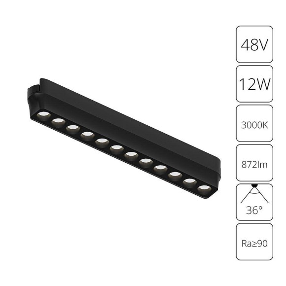 Трековый светодиодный светильник Arte Lamp Rapid A1154PL-1BK Трековый светодиодный светильник Arte Lamp Rapid A1154PL-1BK