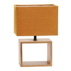 Настольная лампа Uniel UML-B401 E27 Orange/Wood UL-00010955 Настольная лампа Uniel UML-B401 E27 Orange/Wood UL-00010955