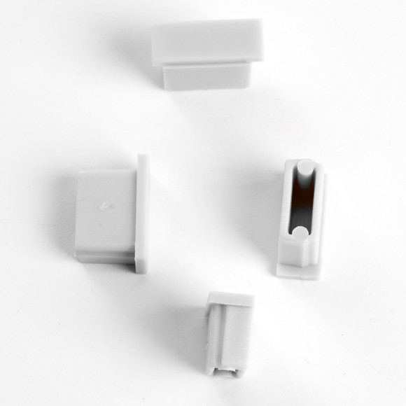 Заглушка без отверстия для профиля CAB262, LD374 (комплект 4шт) Заглушка без отверстия для профиля CAB262, LD374 (комплект 4шт)