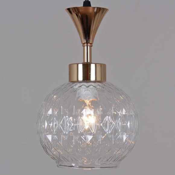 Подвесной светильник Reluce 10080-0.9-01 BK+FG