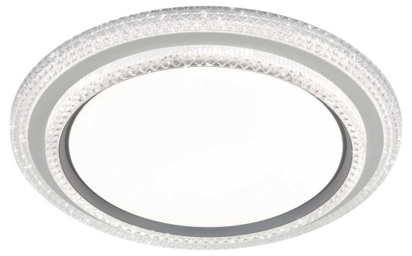 Светильник потолочный светодиодный ЭРА SPB-6 Sunny 86W-3K-6,5K-RC WH+GR с ДУ Б0070185 Светильник потолочный светодиодный ЭРА SPB-6 Sunny 86W-3K-6,5K-RC WH+GR с ДУ Б0070185