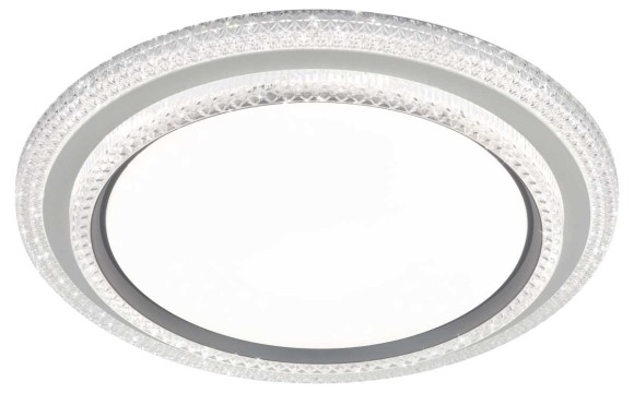 Светильник потолочный светодиодный ЭРА SPB-6 Sunny 86W-3K-6,5K-RC WH+GR с ДУ Б0070185 Светильник потолочный светодиодный ЭРА SPB-6 Sunny 86W-3K-6,5K-RC WH+GR с ДУ Б0070185