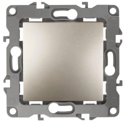 Кнопка ЭРА 12 10AX 250V шампань 12-1111-04 Б0047833 Кнопка ЭРА 12 10AX 250V шампань 12-1111-04 Б0047833