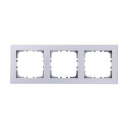 Рамка LK Studio 3-постовая (серебристый металлик) LK80 844303-1 Рамка LK Studio 3-постовая (серебристый металлик) LK80 844303-1