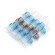 LD302-1525 ГСИ термоусаживаемая с припоем 1,5-2,5 мм2 27A,  прозрачный/голубой (DIY упак 10шт)