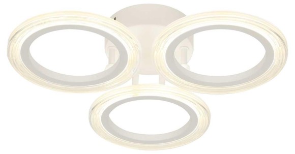 Светильник потолочный светодиодный ЭРА Модерн Ring CLL-1-39W 4K WH без ДУ белый Б0069742