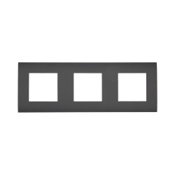 Рамка LK Studio 3-постовая (черный бархат) LK45 854308-1 Рамка LK Studio 3-постовая (черный бархат) LK45 854308-1