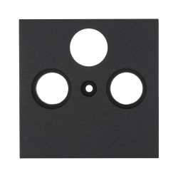 Накладка LK Studio розетки TV+FM+SAT, 2(3) отверстия (черный бархат) LK80 845208-1 Накладка LK Studio розетки TV+FM+SAT, 2(3) отверстия (черный бархат) LK80 845208-1