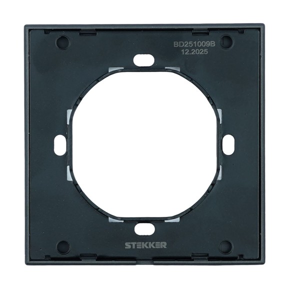 Рамка 1-местная, Stekker Мия, PFR00-3001-05, черный бархат 50461