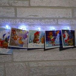 Светодиодная гирлянда Feron Прищепки USB теплый белый без мерцания CL574 41652 Светодиодная гирлянда Feron Прищепки USB теплый белый без мерцания CL574 41652