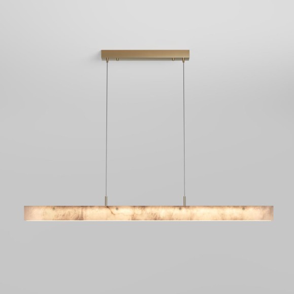 Подвесной светодиодный светильник Eurosvet Alabaster 604053 LED латунь/ алебастр a072022