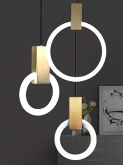 Подвесной светодиодный светильник Elvan PD-63001-300-32W-Gl