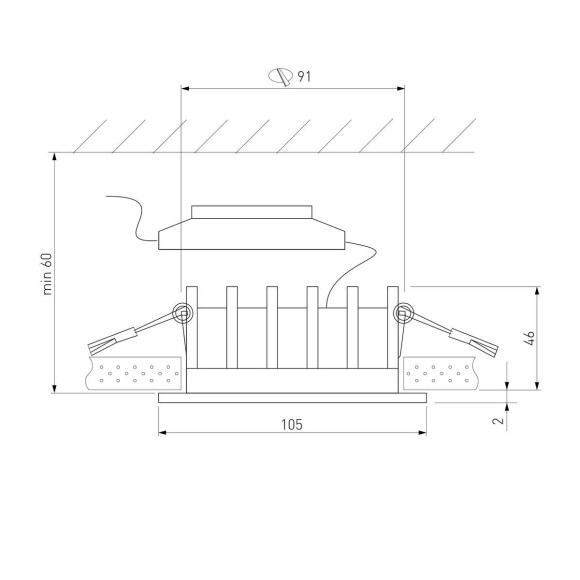 Встраиваемый светодиодный светильник Elektrostandard Combi 25068/LED a069007
