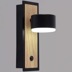 Бра Reluce 12540-0.2-01 BK+WOOD