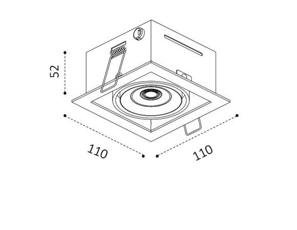 Встраиваемый светодиодный светильник Italline DL 3032 white 4000K Встраиваемый светодиодный светильник Italline DL 3032 white 4000K
