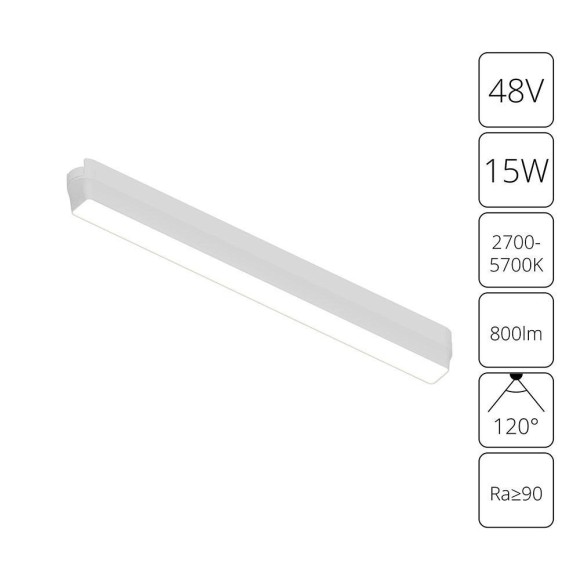 Трековый светодиодный светильник Arte Lamp Rapid A2968PL-1WH Трековый светодиодный светильник Arte Lamp Rapid A2968PL-1WH