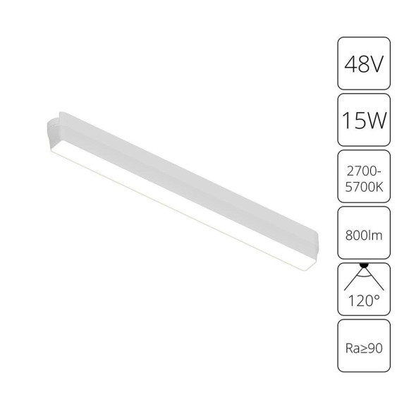 Трековый светодиодный светильник Arte Lamp Rapid A2968PL-1WH Трековый светодиодный светильник Arte Lamp Rapid A2968PL-1WH