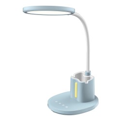 Настольная светодиодная лампа Uniel ULM-D150 15W/3000-6500K/DIM Blue UL-00011292 Настольная светодиодная лампа Uniel ULM-D150 15W/3000-6500K/DIM Blue UL-00011292