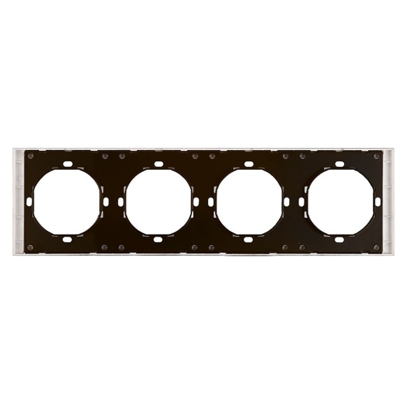 Рамка 4-местная, Stekker Мия, PFR00-3004-08, пудровый жемчуг 50489