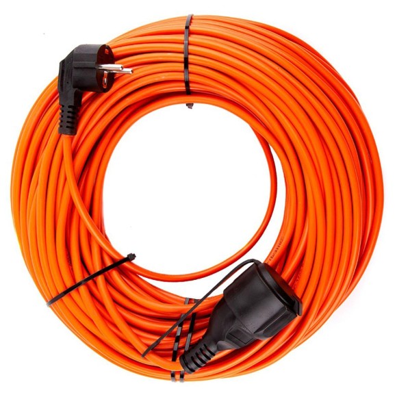 Удлинитель-шнур 1-местный ПВС с/з 3*1,5мм2, IP54, 30м, 16А Standart STD08-31-30 50345