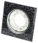 Светильник встраиваемый cо светодиодной подсветкой ЭРА DK LD50 WH/BK под лампу GX53 белый/черный Б0057469