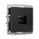 Розетка Ethernet RJ-45 cat. 6A экранированная (черный матовый) W5120108/ a069685 Розетка Ethernet RJ-45 cat. 6A экранированная (черный матовый) W5120108/ a069685