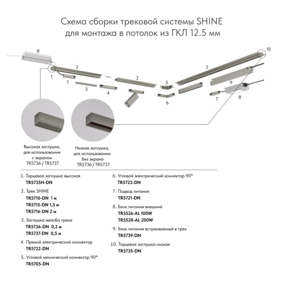 Соединитель Denkirs Shine Hide TR5705-DN Соединитель Denkirs Shine Hide TR5705-DN