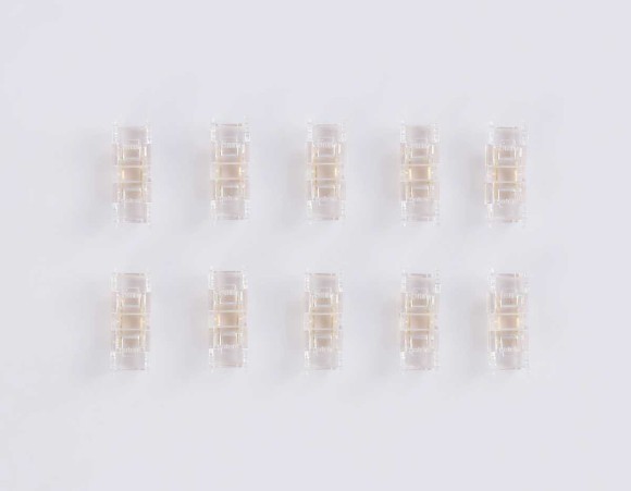 Соединитель прямой AMBRELLA LIGHT ILLUMINATION COB 12/24V для лент 5mm (2 конт.) (10шт. в комплекте) GS6341
