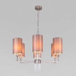 Подвесная люстра Eurosvet Soffio 60134/6 никель Подвесная люстра Eurosvet Soffio 60134/6 никель