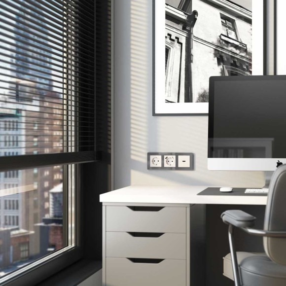 Накладка Werkel для розетки HDMI перламутровый рифленый WL13-HDMI-CP 4690389124297