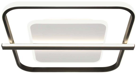 Светильник потолочный светодиодный ЭРА Модерн Franco CLL-1-107W 3K-6K RC BK с ДУ черный Б0069746