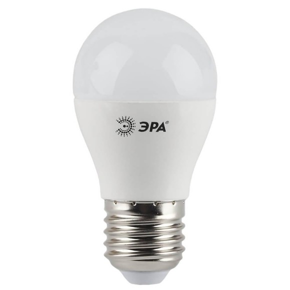 Лампа светодиодная ЭРА E27 7W 4000K матовая LED P45-7W-840-E27 Б0020554 Лампа светодиодная ЭРА E27 7W 4000K матовая LED P45-7W-840-E27 Б0020554