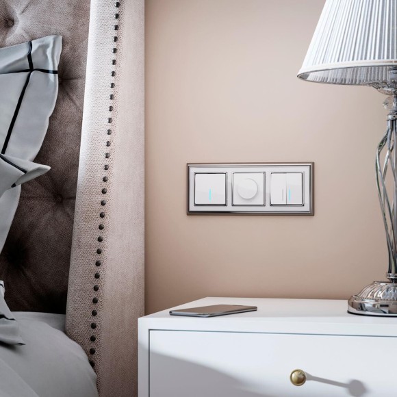 Выключатель одноклавишный с подсветкой Werkel белый W1110101 4690389155048 Выключатель одноклавишный с подсветкой Werkel белый W1110101 4690389155048