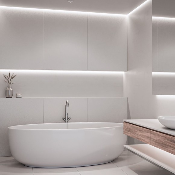 Светодиодный неон Apeyron 10W/m 120LED/m 2835SMD холодный белый 10M 17-309