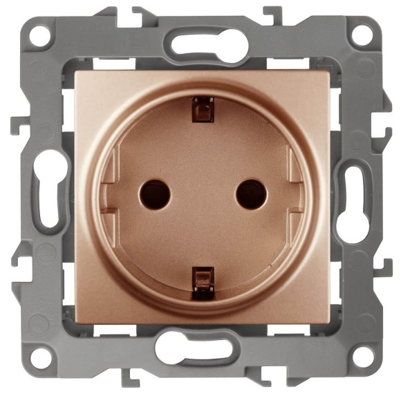 Розетка ЭРА 12 2P E Schuko 16A 250V 12-2101-14 Б0019321 Розетка ЭРА 12 2P E Schuko 16A 250V 12-2101-14 Б0019321